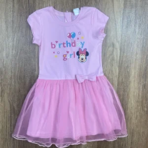 Rózsaszín színű Rövid ujjú Lány Ruha (Disney) 110