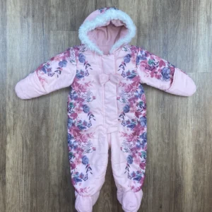 Rózsaszín színű Hosszú szárú Lány Overál (Nutmeg) 74, 80