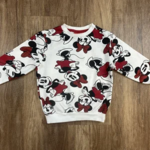 Fehér színű Hosszú ujjú Lány Pulóver (Disney) 104, 98