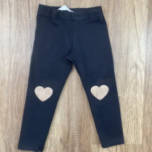 Fekete színű Hosszú szárú Lány Nadrág (H&M) 92, 98