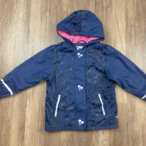 Kék színű Kapucnis Lány Kabát (Lupillu) 110, 116