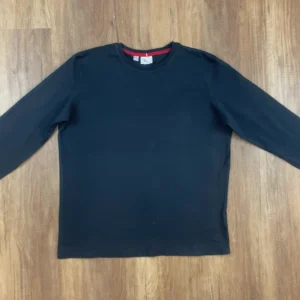 Fekete színű Hosszú ujjú Fiú Póló (Bonprix) 164, 170