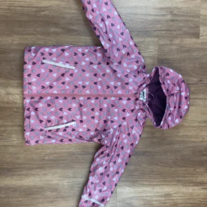 Mályva színű Kapucnis Lány Kabát (Lupillu) 122, 128