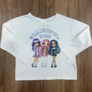 Fehér színű Hosszú ujjú Lány Póló (Egyéb) 122