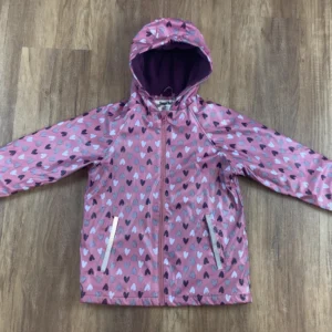 Mályva színű Kapucnis Lány Kabát (Lupillu) 122, 128