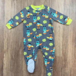 Neon, Szürke színű Hosszú ujjú Fiú Rugdalózó (Carter's) 80