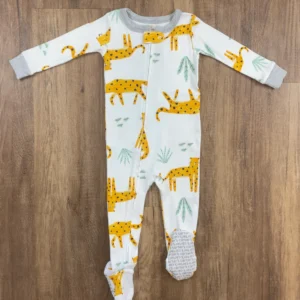 Fehér, Sárga színű Hosszú ujjú Fiú Rugdalózó (Carter's) 80