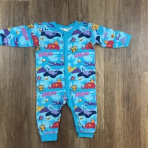 Kék színű Hosszú ujjú Fiú Rugdalózó (Egyéb) 80