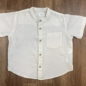 Vaj színű Rövid ujjú Fiú Ing (Zara) 104