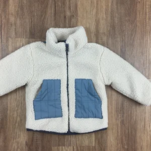 Bézs, Kék színű Fiú Kabát (Zara) 98