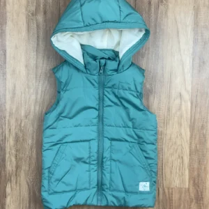 Zöld színű Kapucnis Fiú Mellény (Egyéb) 110, 116