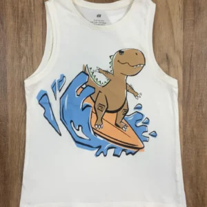 Fehér színű Ujjatlan Fiú Póló (H&M) 116