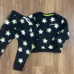 Fekete színű Hosszú ujjú Fiú Pulóver (F&F) 86, 92