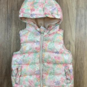 Rózsaszín színű Kapucnis Lány Mellény (Reserved) 92