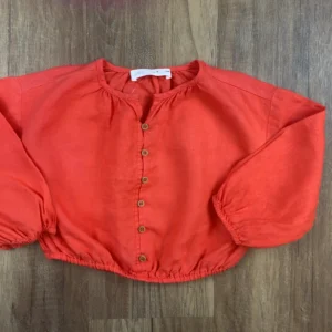 Piros színű Hosszú ujjú Lány Felső (Zara) 116