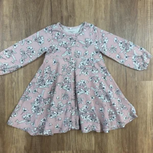 Rózsaszín színű Hosszú ujjú Lány Ruha (Egyéb) 80