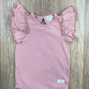 Mályva színű Rövid ujjú Lány Body (Egyéb) 80