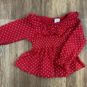Piros színű Hosszú ujjú Lány Felső (Egyéb) 86