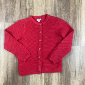 Piros színű Hosszú ujjú Lány Kardigán (Egyéb) 128