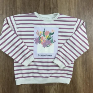 Krém, Lila színű Hosszú ujjú Lány Pulóver (Egyéb) 140, 146