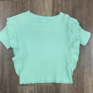 Zöld színű Rövid ujjú Lány Felső (Zara) 122