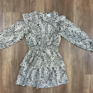 Drapp, Fekete színű Hosszú ujjú Lány Ruha (Zara) 128