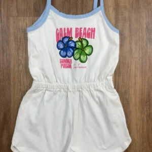 Fehér színű Ujjatlan Lány Overál (Zara) 140, 146