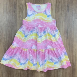 Színes színű Ujjatlan Lány Ruha (F&F) 140, 146