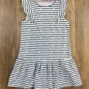 Fehér, Kék színű Ujjatlan Lány Ruha (F&F) 110, 116