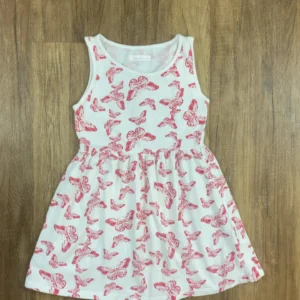 Fehér, Piros színű Ujjatlan Lány Ruha (InExtenso) 110, 116