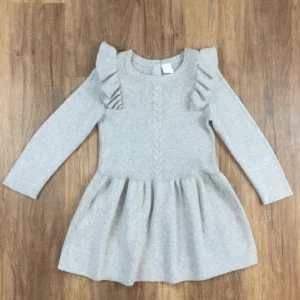 Szürke színű Hosszú ujjú Lány Ruha (H&M) 98