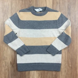 Drapp, Szürke színű Hosszú ujjú Fiú Pulóver (H&M) 110, 116