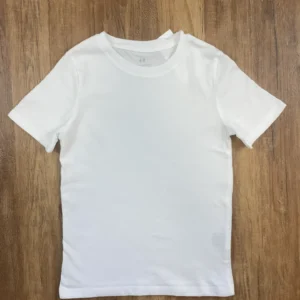 Fehér színű Rövid ujjú Fiú Póló (H&M) 122, 128