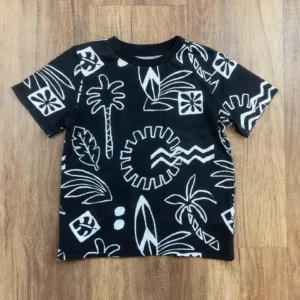 Fehér, Fekete színű Rövid ujjú Fiú Póló (H&M) 104, 98