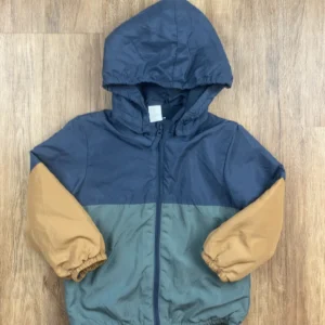 Kék, Zöld színű Kapucnis Fiú Kabát (H&M) 98