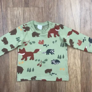 Zöld színű Hosszú ujjú Fiú Póló (H&M) 68