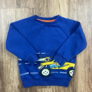 Kék színű Hosszú ujjú Fiú Pulóver (F&F) 104, 98