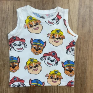 Fehér színű Ujjatlan Fiú Trikó (C&A) 98