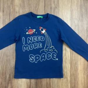 Kék színű Hosszú ujjú Fiú Póló (Benetton) 104