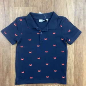 Kék színű Galléros Fiú Póló (C&A) 104