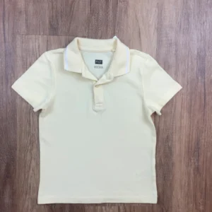 Sárga színű Galléros Fiú Póló (F&F) 104, 98