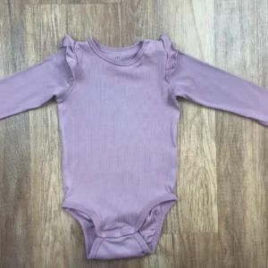 Lila színű Hosszú ujjú Lány Body (H&M) 80