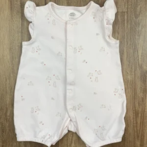 Rózsaszín színű Rövid ujjú Lány Napozó (F&F) 62, 68