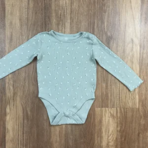 Zöld színű Hosszú ujjú Lány Body (F&F) 68, 74