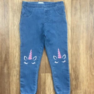 Kék színű Hosszú szárú Lány Nadrág (F&F) 104, 98