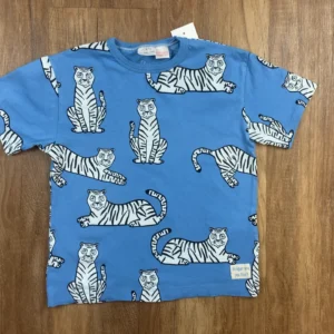 Kék színű Rövid ujjú Lány Póló (Zara) 110