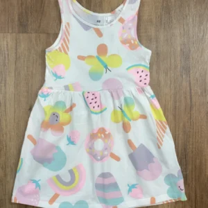 Fehér színű Lány Ruha (H&M) 104, 98