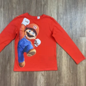 Piros színű Hosszú ujjú Fiú Póló (H&M) 122, 128