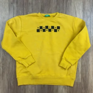 Sárga színű Fiú Pulóver (Benetton) 128